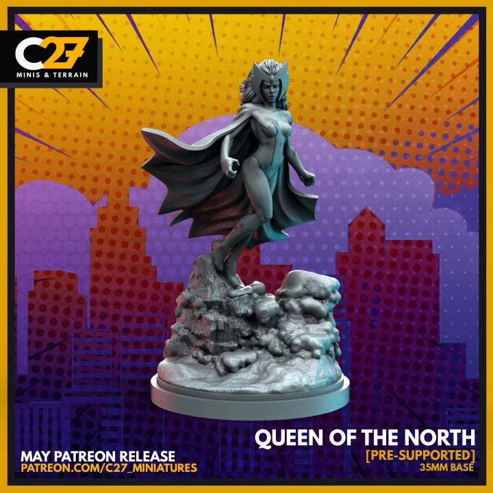 Snowbird Marvel MCP-compatible resin miniature by C27 Studios - product image 1