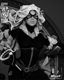Black Cat Sculpture resin statue kit view 1
