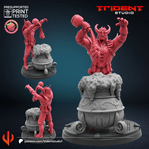 Diablo Marvel MCP-compatible 40mm resin proxy miniature by Trident Miniatures - product image 1