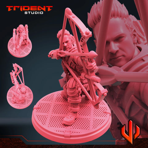 Hawkeye Multiverse - Sculpt A Marvel MCP-compatible 40mm resin proxy miniature by Trident Miniatures - product image 1