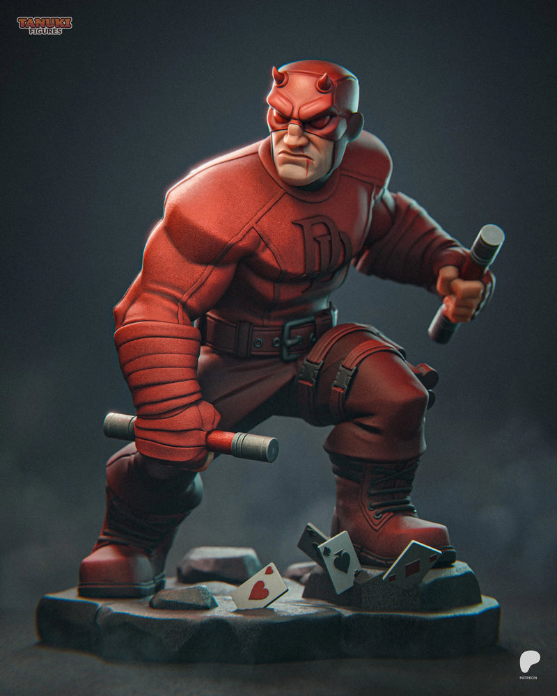 Daredevil Toon Resin Figure - Toon view 1