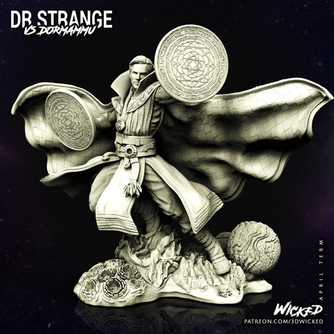 Doctor Strange Sculpture resin statue kit view 1
