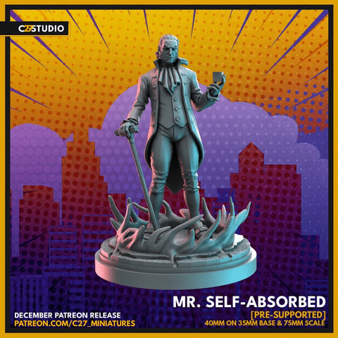 Sebastian Shaw Marvel MCP-compatible resin miniature by C27 Studios - product image 1