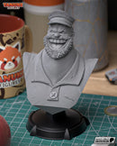 Bluto Resin Statue & Bust - Bust view 1