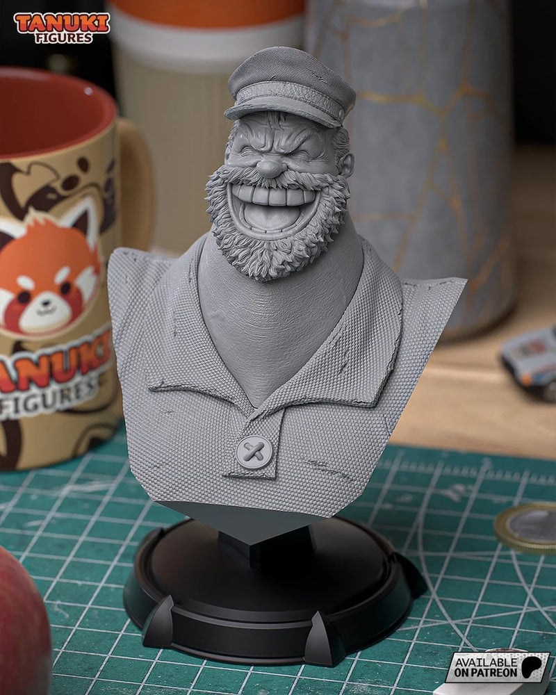 Bluto Resin Statue & Bust - Bust view 1