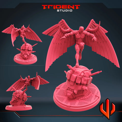 Arch Angel Marvel MCP-compatible 40mm resin proxy miniature by Trident Miniatures - product image 1