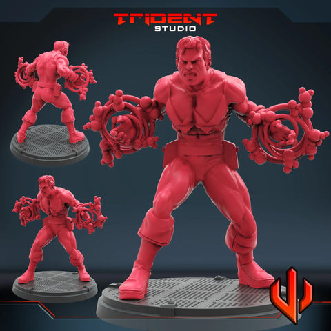 Classic Wonder Man Marvel MCP-compatible 40mm resin proxy miniature by Trident Miniatures - product image 1