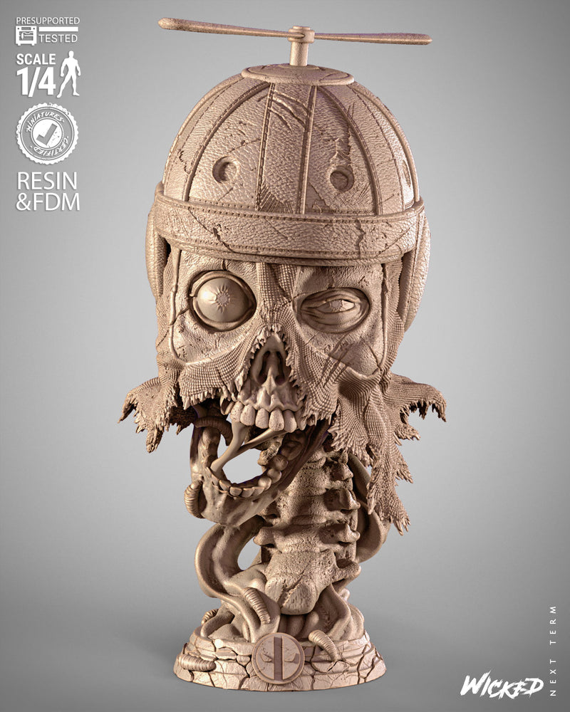 Deadpool Zombie Portrait Bust resin bust kit view 1