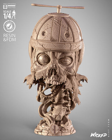Deadpool Zombie Portrait Bust resin bust kit view 1