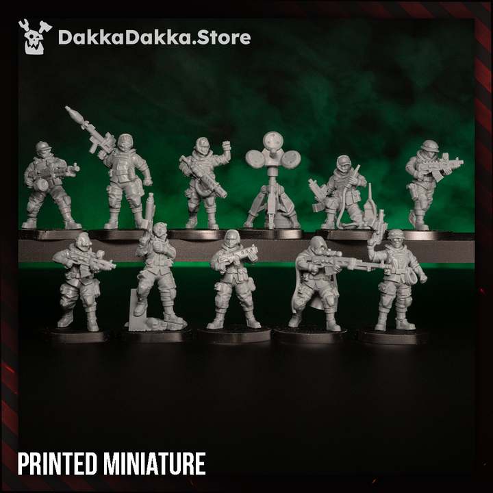 The Alcat Rats Veterans Brigade (complete kit) - DakkaDakka Resin Build Kit - image 1