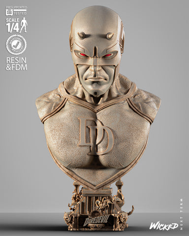 Daredevil Portrait Bust resin bust kit view 1
