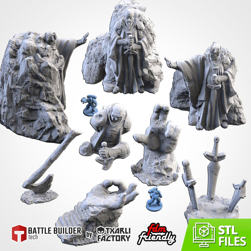 Middle Earth 3D printed terrain view 1