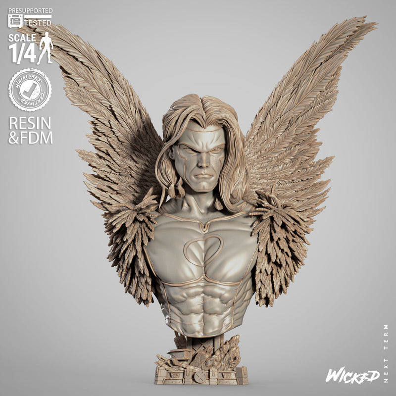 Angel Portrait Bust resin bust kit view 1