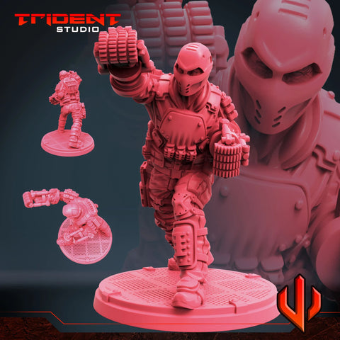 Crossbones Marvel MCP-compatible 40mm resin proxy miniature by Trident Miniatures - product image 1