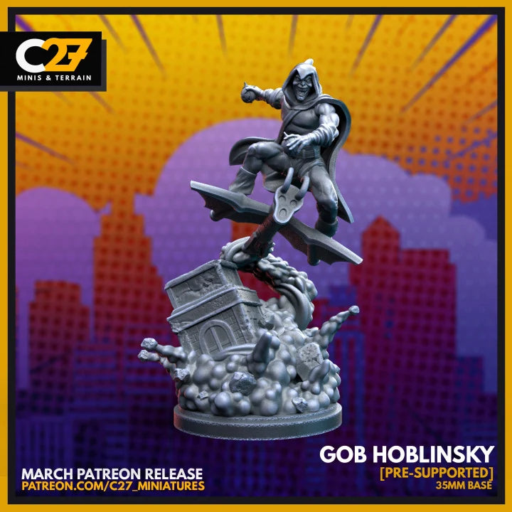 Hob Goblin Marvel MCP-compatible resin miniature by C27 Studios - product image 1