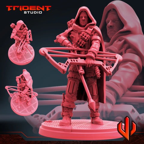 Hawkeye Marvel MCP-compatible 40mm resin proxy miniature by Trident Miniatures - product image 1
