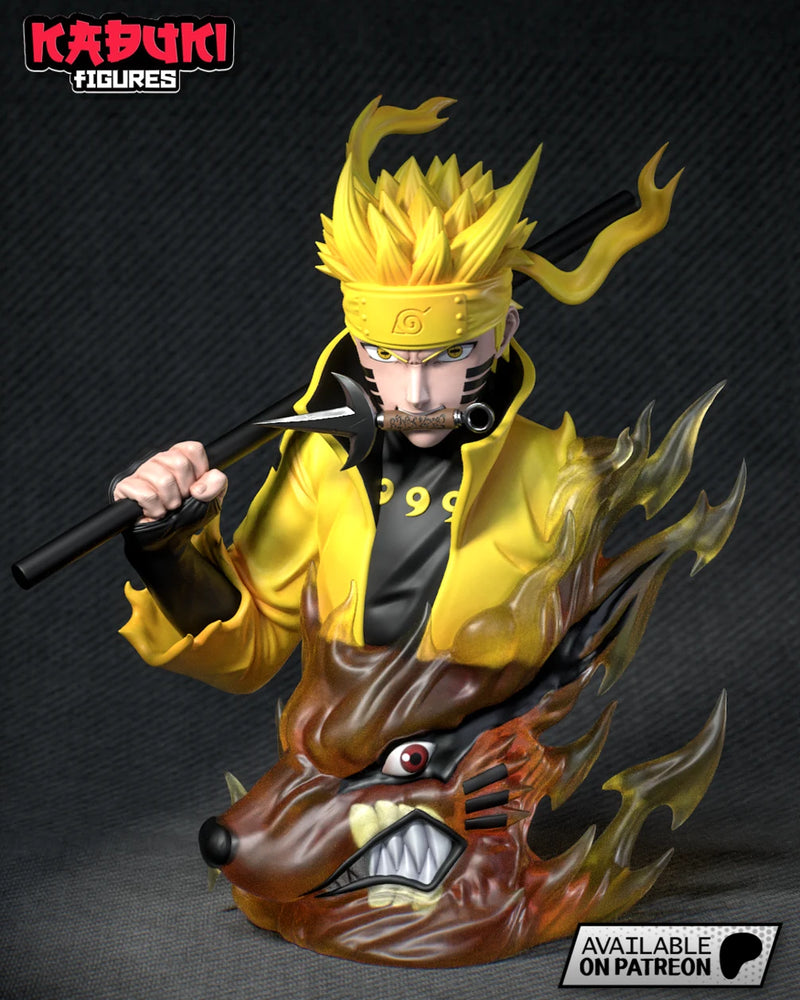 Naruto Six Paths Sage Mode Resin Bust - Bust view 1