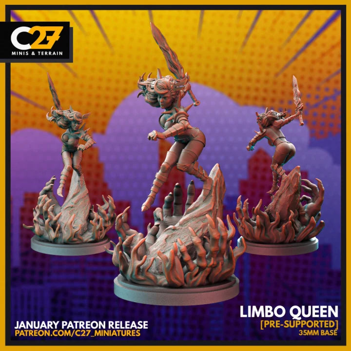 Magik (Apr 2022 Sculpt) Marvel MCP-compatible resin miniature by C27 Studios - product image 1