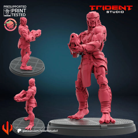 Chitauri - Sculpt A Marvel MCP-compatible 40mm resin proxy miniature by Trident Miniatures - product image 1