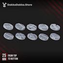 Industrial Bases 25mm to 60mm - DakkaDakka Resin Miniature - image 1