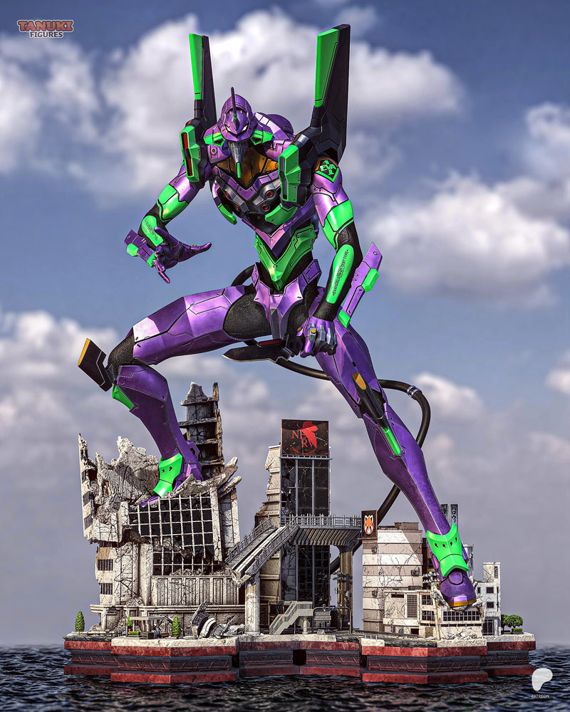 Eva 01 Resin Statue & Bust - Full Size view 1