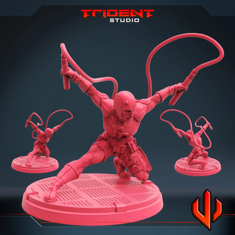 Daredevil Marvel MCP-compatible 40mm resin proxy miniature by Trident Miniatures - product image 1