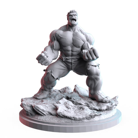 Red Hulk Marvel MCP-compatible resin miniature by C27 Studios - product image 1