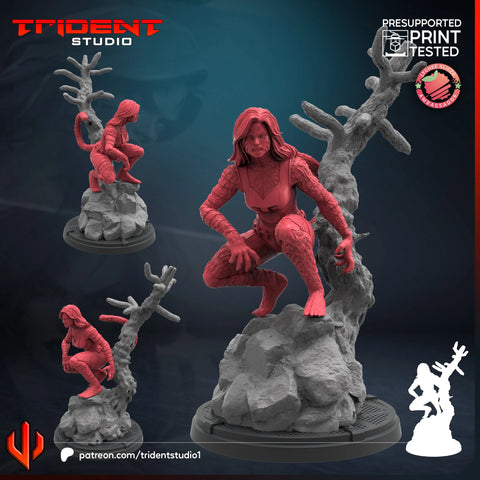 Tigra Marvel MCP-compatible 40mm resin proxy miniature by Trident Miniatures - product image 1