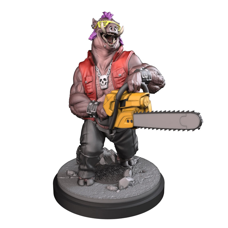 Bebop TMNT MCP-compatible resin miniature by C27 Studios - product image 1
