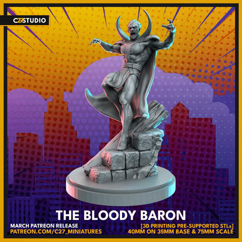 Baron Mordo Marvel MCP-compatible resin miniature by C27 Studios - product image 1