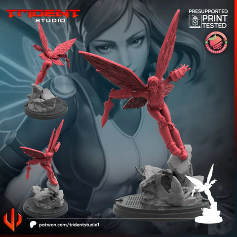 Pixie Marvel MCP-compatible 40mm resin proxy miniature by Trident Miniatures - product image 1