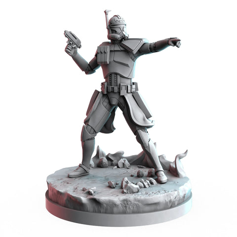 Captain Rex Star Wars Shatterpoint-compatible resin miniature by C27 Studios - product image 1