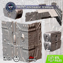 WTC Foldable Eldar Set 3D printed terrain view 1