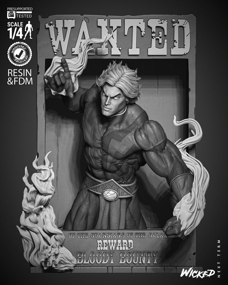 Adam Warlock Poster Bust resin bust kit view 1