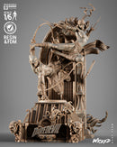 Daredevil and Electra Diorama resin diorama kit view 1
