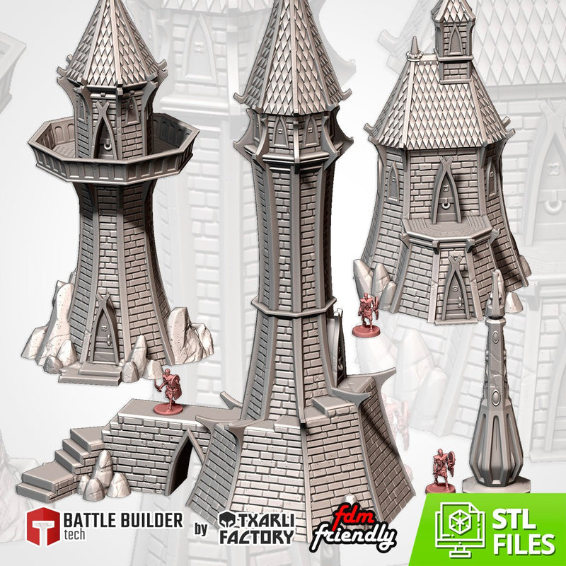 Elven Constructions 3D printed terrain view 1