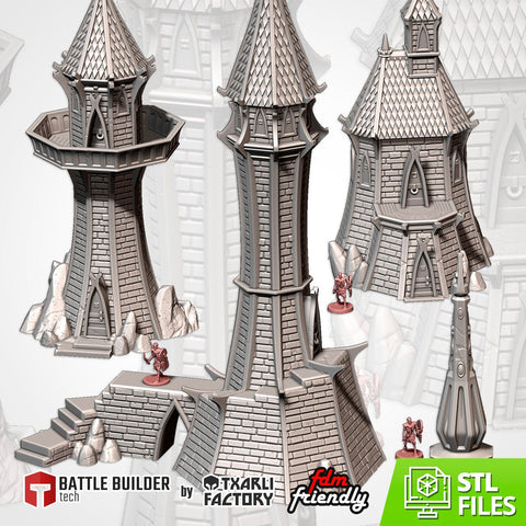 Elven Constructions 3D printed terrain view 1