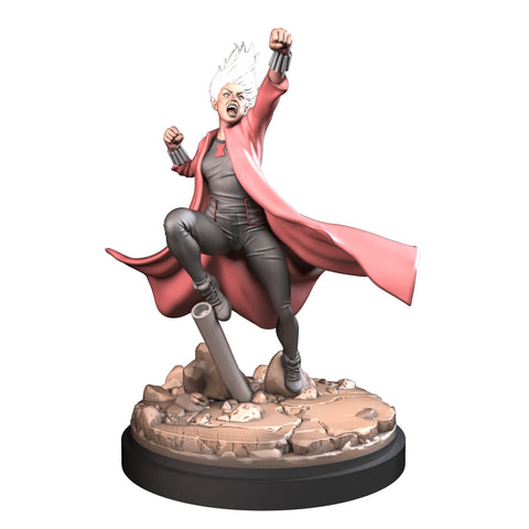 Black Widow Wastelanders Marvel MCP-compatible resin miniature by C27 Studios - product image 1