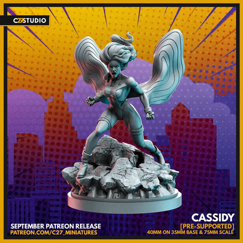 Siryn Marvel MCP-compatible resin miniature by C27 Studios - product image 1