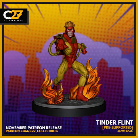 Pyro Marvel MCP-compatible resin miniature by C27 Studios - product image 1