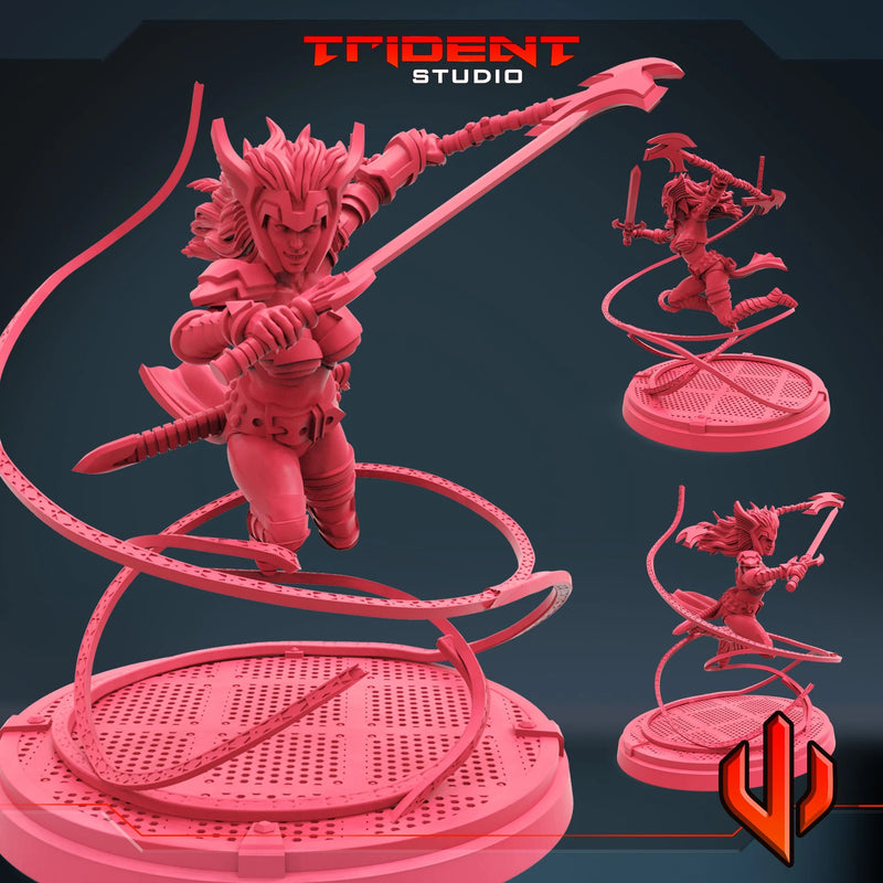 Angela Queen Of Hel Marvel MCP-compatible 40mm resin proxy miniature by Trident Miniatures - product image 1