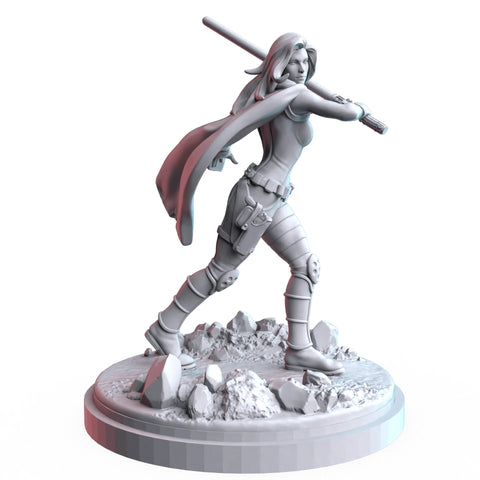 Mara Jade Skywalker Star Wars Shatterpoint-compatible resin miniature by C27 Studios - product image 1