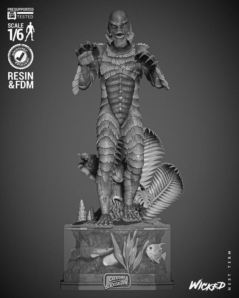 Creature of the Black Lagoon Sculpture resin statue kit view 1