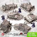 Infernal Tanks Destroyed 3D printed terrain view 1