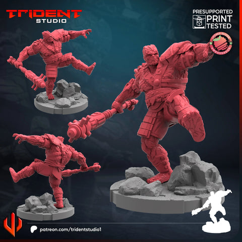 Korg Marvel MCP-compatible 40mm resin proxy miniature by Trident Miniatures - product image 1