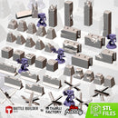 Obstacles Of War 3D printed terrain view 1