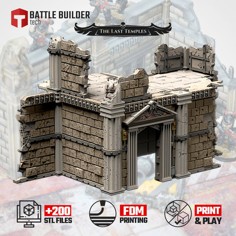 The Last Temples 3D printed terrain view 1