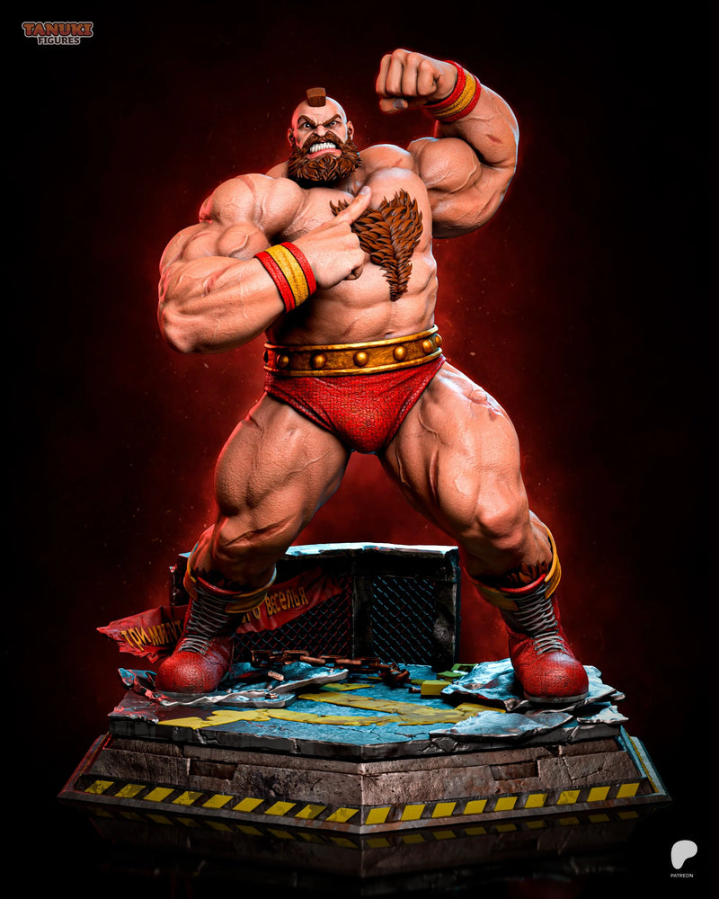Zangief Resin Statue & Bust - Full Size view 1