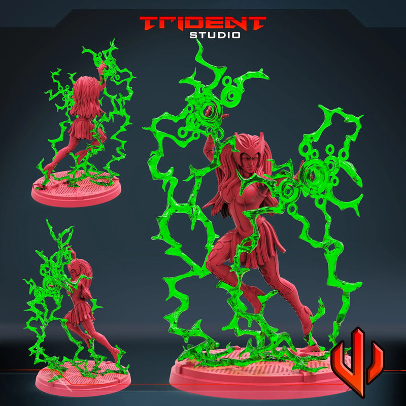 Enchantress Marvel MCP-compatible 40mm resin proxy miniature by Trident Miniatures - product image 1