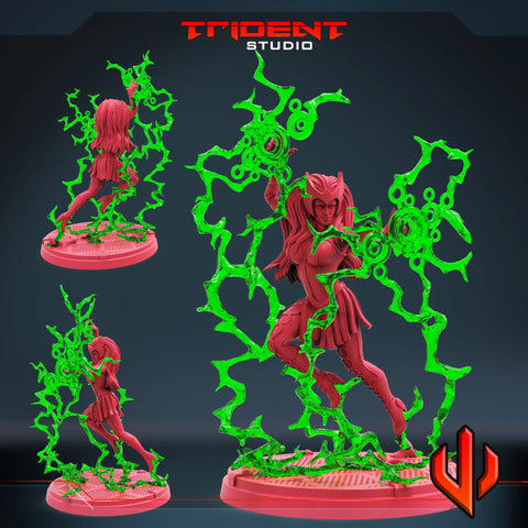 Enchantress Marvel MCP-compatible 40mm resin proxy miniature by Trident Miniatures - product image 1